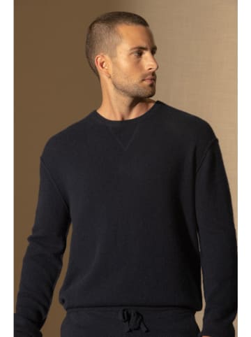 Perfect Cashmere Kaszmirowy sweter w kolorze granatowym