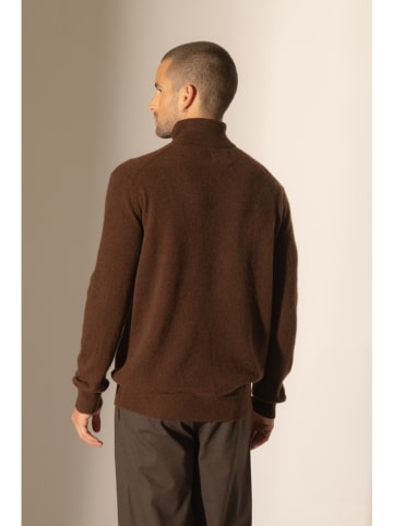 Perfect Cashmere Kasjmieren coltrui lichtbruin