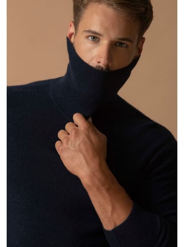 Perfect Cashmere Kaszmirowy golf "Trevor" w kolorze granatowym