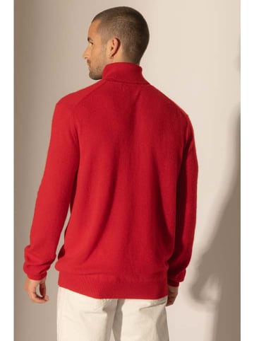 Perfect Cashmere Kaschmir-Rollkragenpullover "Trevor" in Rot