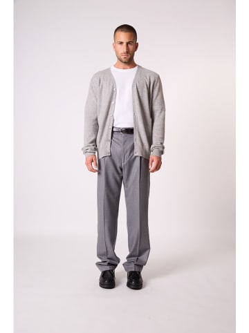 Perfect Cashmere Kaschmir-Cardigan "Errol" in Hellgrau