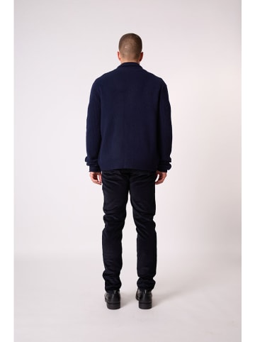 Perfect Cashmere Kaszmirowy kardigan "Gilmour" w kolorze granatowym