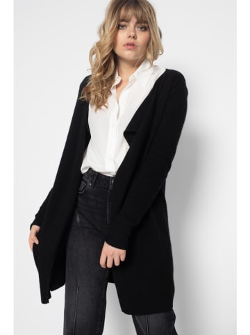 Perfect Cashmere Kaszmirowy kardigan "Abigail" w kolorze czarnym