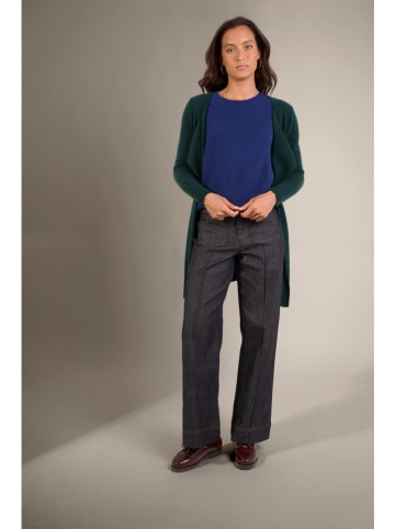 Perfect Cashmere Kaschmir-Cardigan "Abigail" in Dunkelgrün