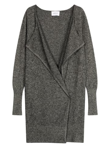 Perfect Cashmere Kaszmirowy kardigan "Abigail" w kolorze czarno-białym