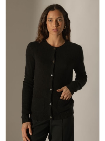 Perfect Cashmere Kaszmirowy kardigan "Amy" w kolorze czarnym