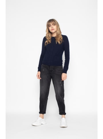 Perfect Cashmere Kaschmir-Cardigan "Amy" in Dunkelblau