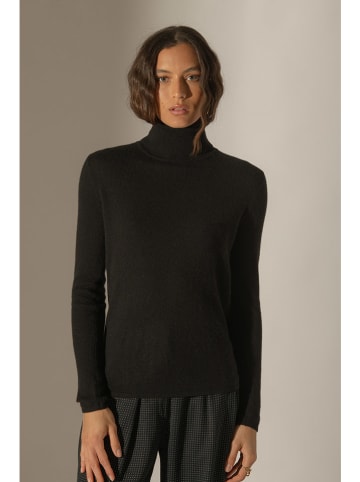 Perfect Cashmere Kaszmirowy golf "Ashley" w kolorze czarnym