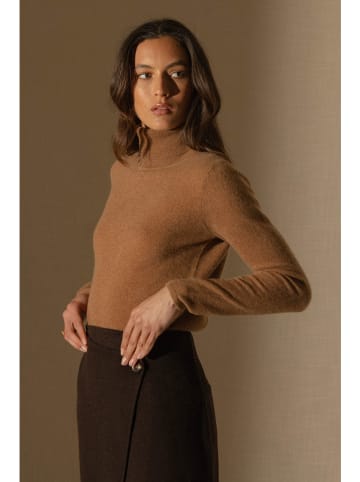Perfect Cashmere Kasjmieren coltrui "Ashley" camel