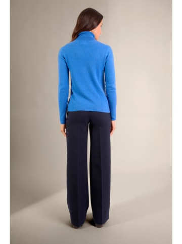 Perfect Cashmere Kaschmir-Rollkragenpullover in Blau