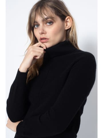 Perfect Cashmere Kaszmirowy golf "Carrick" w kolorze czarnym