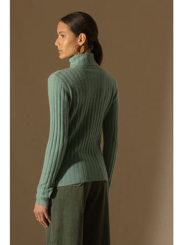 Perfect Cashmere Kaszmirowy golf "Craigton" w kolorze miętowym