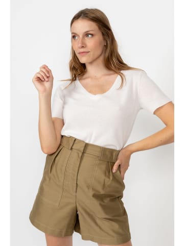 Perfect Cashmere Kaschmir-Shirt "Efimia" in Weiß