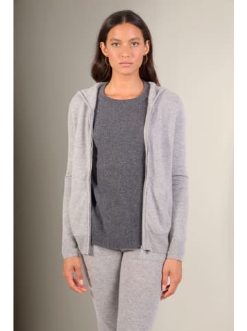 Perfect Cashmere Kaschmir-Sweatshirt "Emma" in Hellgrau