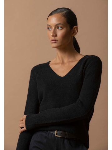 Perfect Cashmere Kaschmir-Pullover "Gaby" in Schwarz