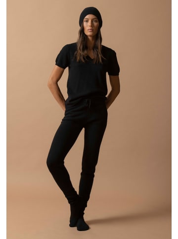 Perfect Cashmere Kaschmir-Hose "Gwen" in Schwarz