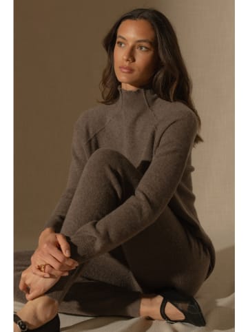 Perfect Cashmere Kaszmirowy sweter w kolorze brązowym