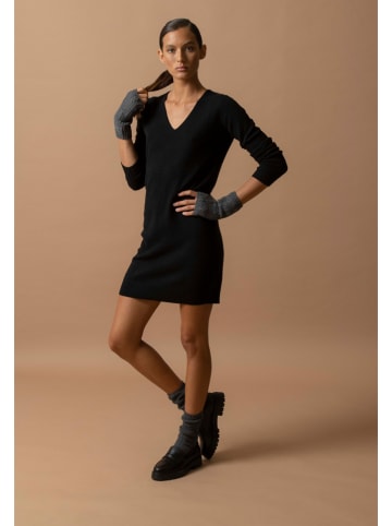 Perfect Cashmere Kaszmirowa sukienka w kolorze czarnym