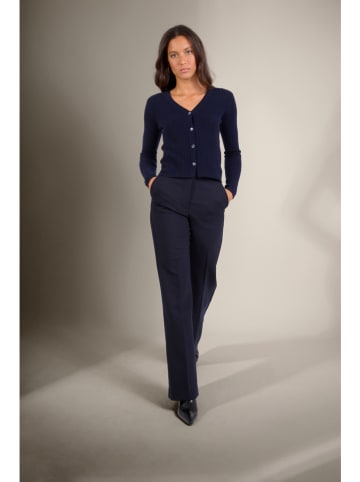 Perfect Cashmere Kasjmieren vest "Livia" donkerblauw