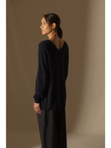 Perfect Cashmere Kaszmirowy sweter w kolorze granatowym