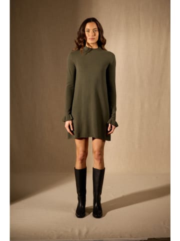 Perfect Cashmere Kaschmir-Kleid in Khaki