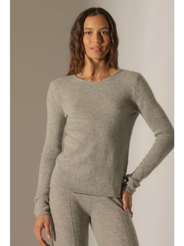 Perfect Cashmere Kaschmir-Pullover "Marya" in Hellgrau