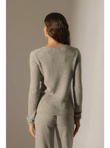 Perfect Cashmere Kaschmir-Pullover "Marya" in Hellgrau