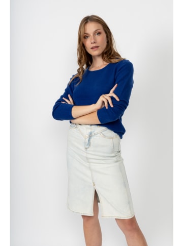 Perfect Cashmere Kaschmir-Pullover "Marya" in Blau