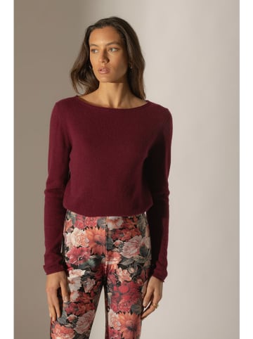 Perfect Cashmere Kaszmirowy sweter "Megan" w kolorze bordowym