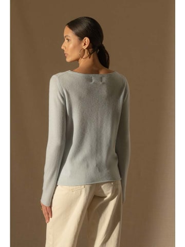 Perfect Cashmere Kaschmir-Pullover "Megan" in Hellblau