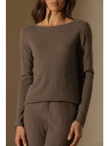 Perfect Cashmere Kaschmir-Pullover "Megan" in Braun