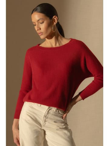 Perfect Cashmere Kaszmirowy sweter "Molly" w kolorze czerwonym