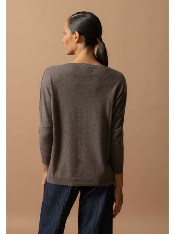 Perfect Cashmere Kaszmirowy sweter "Molly" w kolorze szarobrązowym