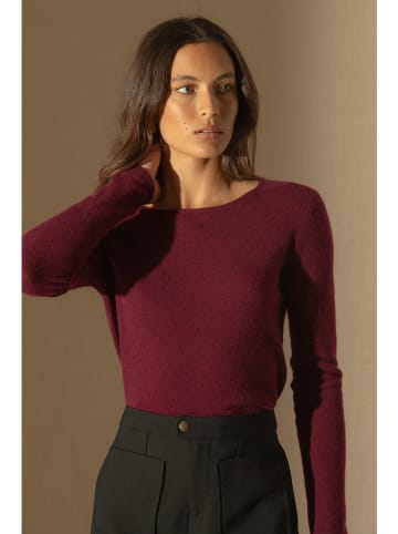 Perfect Cashmere Kaschmir-Pullover "Oprah" in Bordeaux