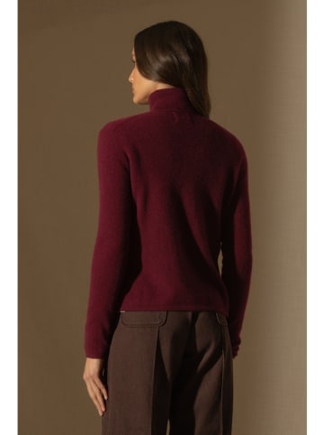 Perfect Cashmere Kaschmir-Cardigan in Bordeaux