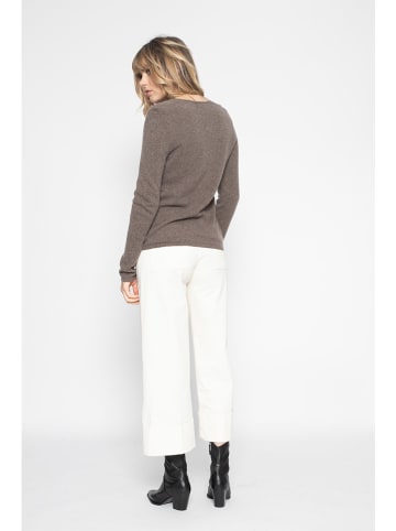 Perfect Cashmere Kaschmir-Cardigan "Paige" in Taupe