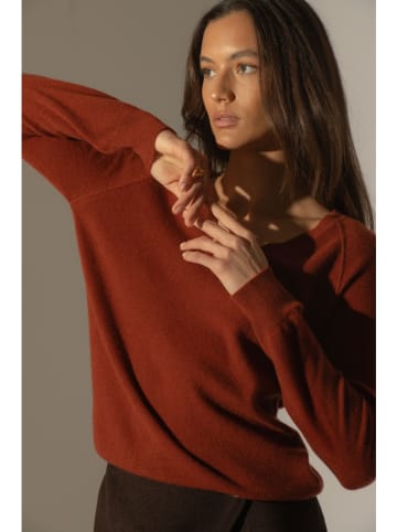 Perfect Cashmere Kaschmir-Pullover in Rostrot