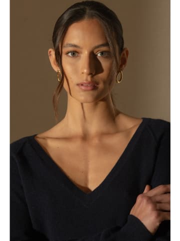 Perfect Cashmere Kaschmir-Pullover in Dunkelblau