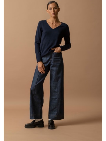 Perfect Cashmere Kaszmirowy sweter w kolorze granatowym