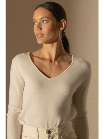 Perfect Cashmere Kaszmirowy sweter w kolorze kremowym