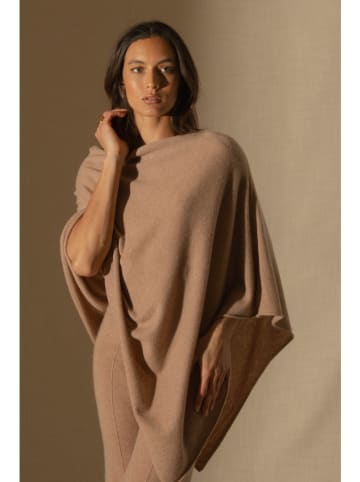 Perfect Cashmere Kaschmir-Poncho in Beige