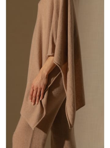 Perfect Cashmere Kaschmir-Poncho in Beige
