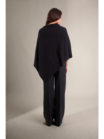 Perfect Cashmere Kaschmir-Poncho in Schwarz
