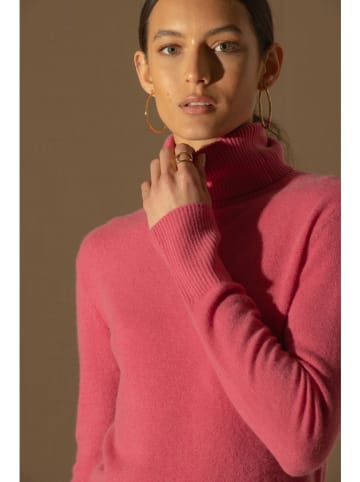Perfect Cashmere Kaschmir-Rollkragenpullover in Pink