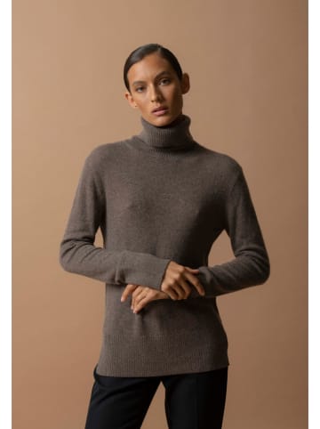 Perfect Cashmere Kaschmir-Rollkragenpullover in Braun