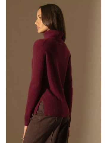 Perfect Cashmere Kasjmieren coltrui bordeaux