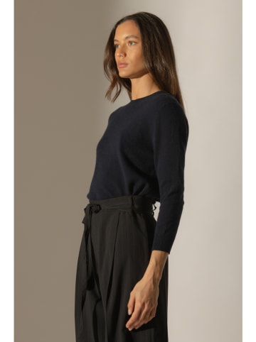 Perfect Cashmere Kaszmirowy sweter w kolorze granatowym