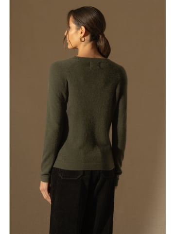 Perfect Cashmere Kaschmir-Pullover in Khaki