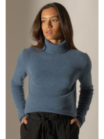 Perfect Cashmere Kaszmirowy golf w kolorze niebieskim