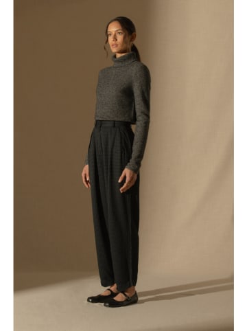 Perfect Cashmere Kaschmir-Rollkragenpullover in Anthrazit